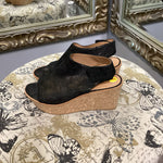Load image into Gallery viewer, Johnston &amp; Murphy Wedge Peep Toe Espadrille SHOES 8
