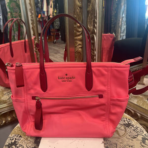 Kate Spade Nylon Zip Tote CB Strap HANDBAGS M