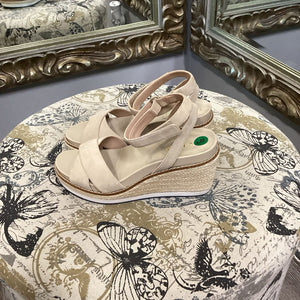 Cole Haan Suede Strap Wedge SHOES 5