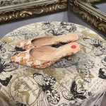 Load image into Gallery viewer, Coach Tweed Pointed Slides SHOES 6
