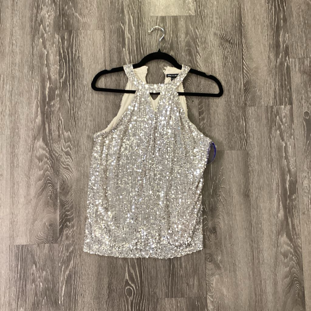 Cable & Gauge Sequin Tank TOPS XS