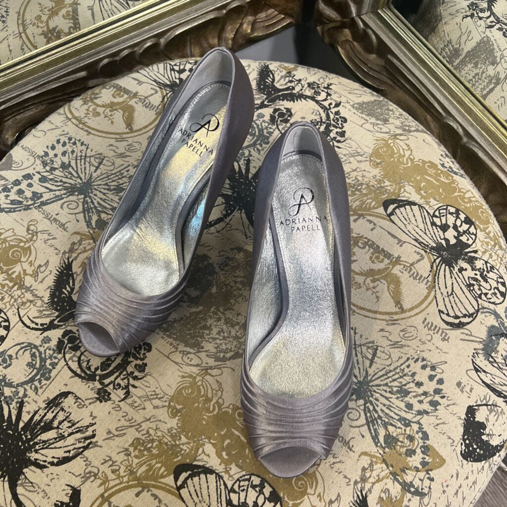 Adrianna Papell NEW Satin Peep Heels SHOES 8
