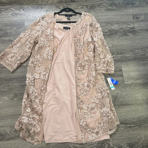 R&M Richards NWT Overlay Jacket Dress EVENING 16
