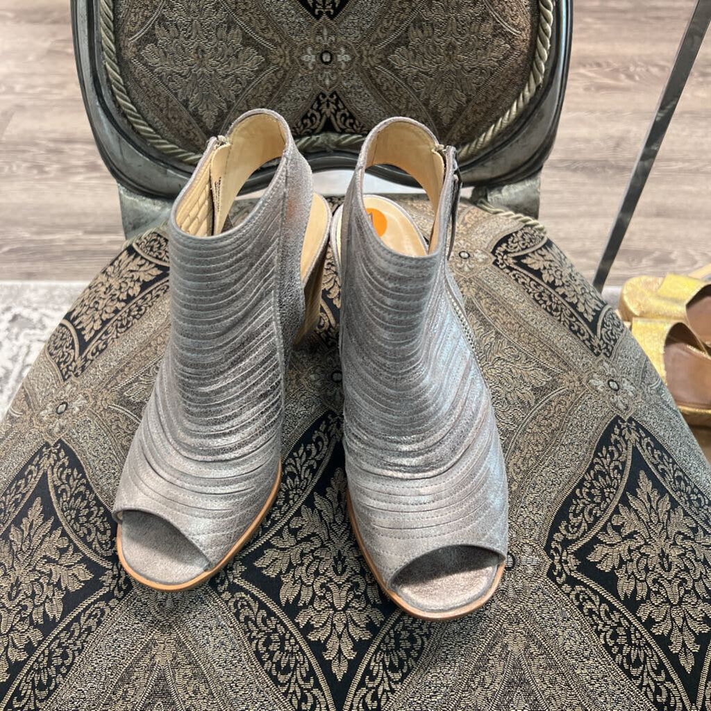 Paul Green Metallic Peep Toe SHOES 7