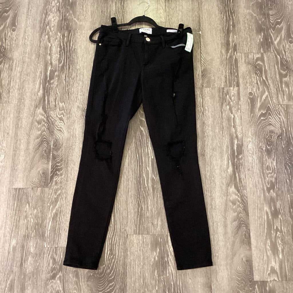 Frame Skinny Ripped Knee JEANS 31