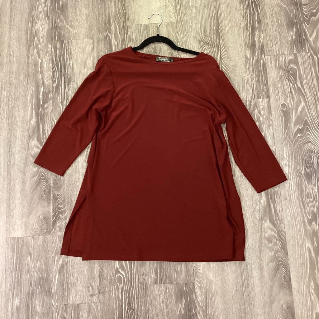 Sympli 3/4 Slv Tunic TOPS 12