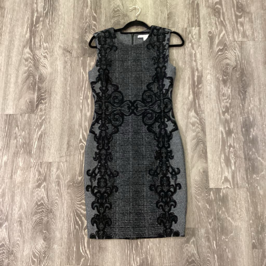 DVF Slvless Gothic Print DRESSES 8