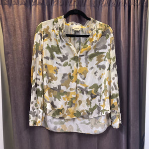 Zadig & Voltaire Watercolor Prnt LS TOPS XS