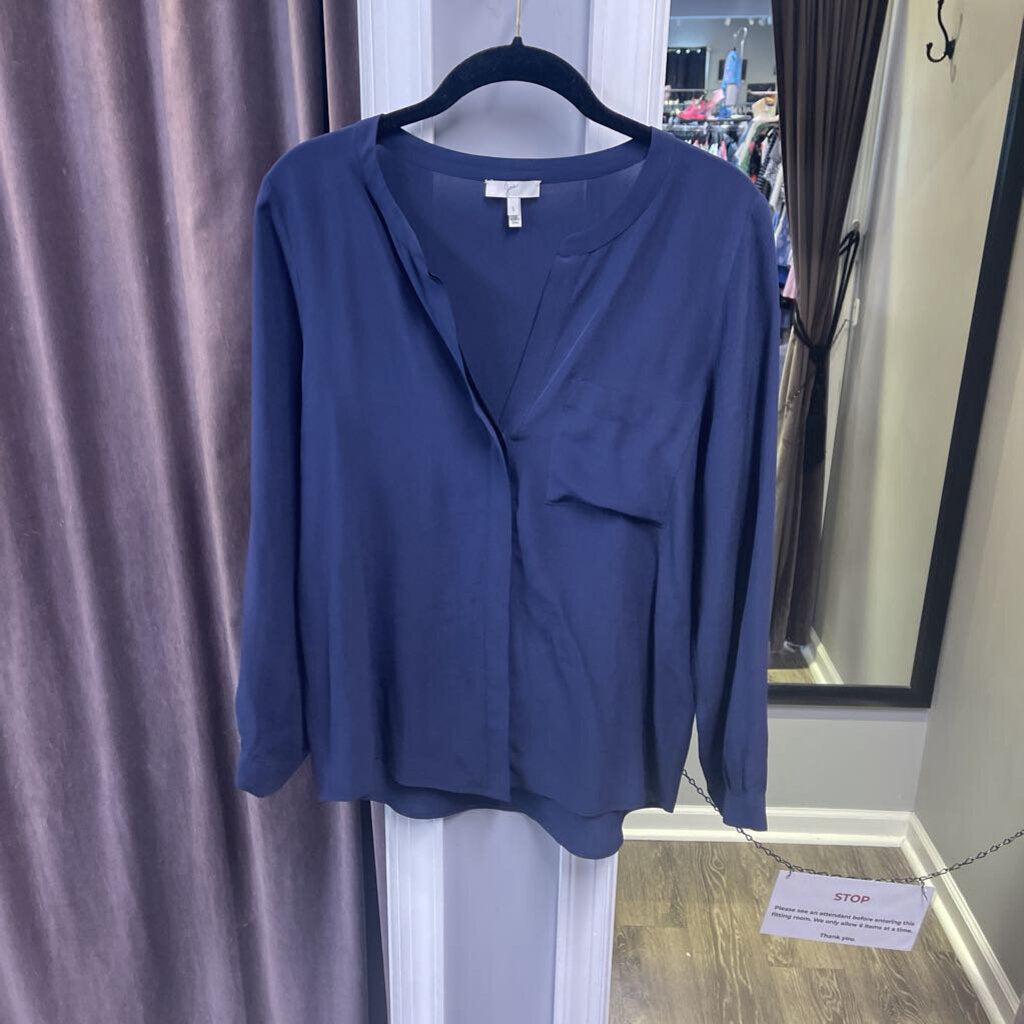 Joie Silk 3/4 Slv 1 Pocket TOPS S