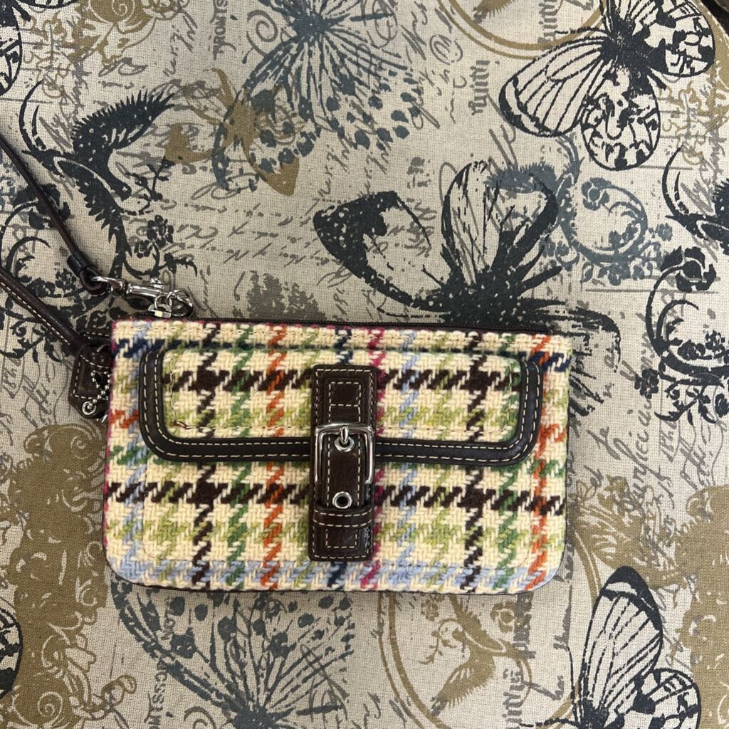 Coach Houndstooth Wool ACCESSORIES S