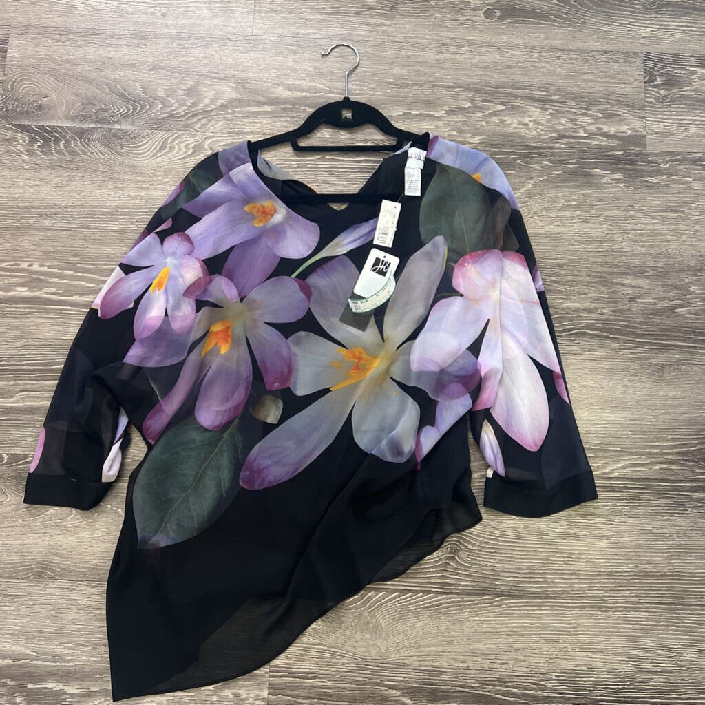 Joseph Ribkoff NWT Flower See Thru TOPS 6