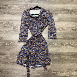 J Mclaughin NWT Patterned Collar w Tie DRESSES M