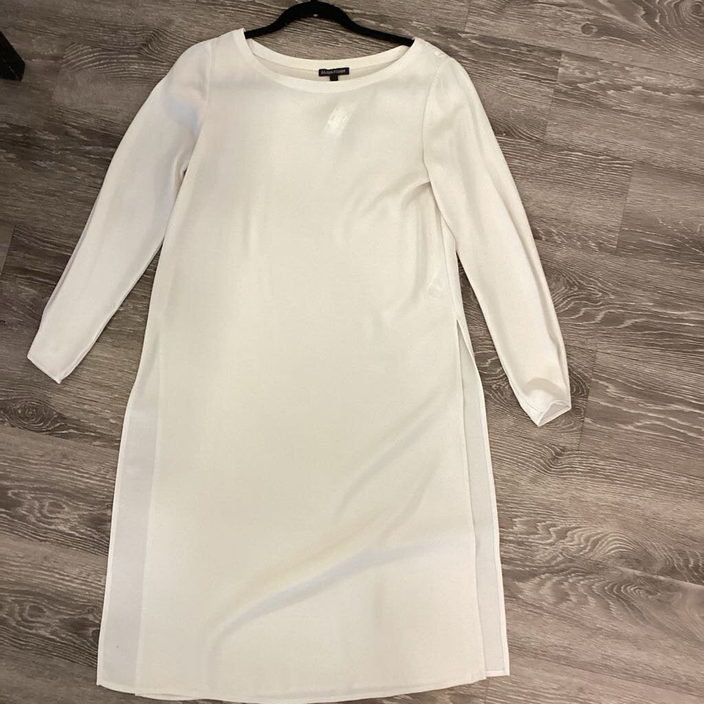 Eileen Fisher LS Crew Neck Sheath DRESSES XXS