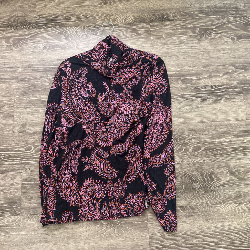 BCBGMaxazria Paisley Print TN TOPS L