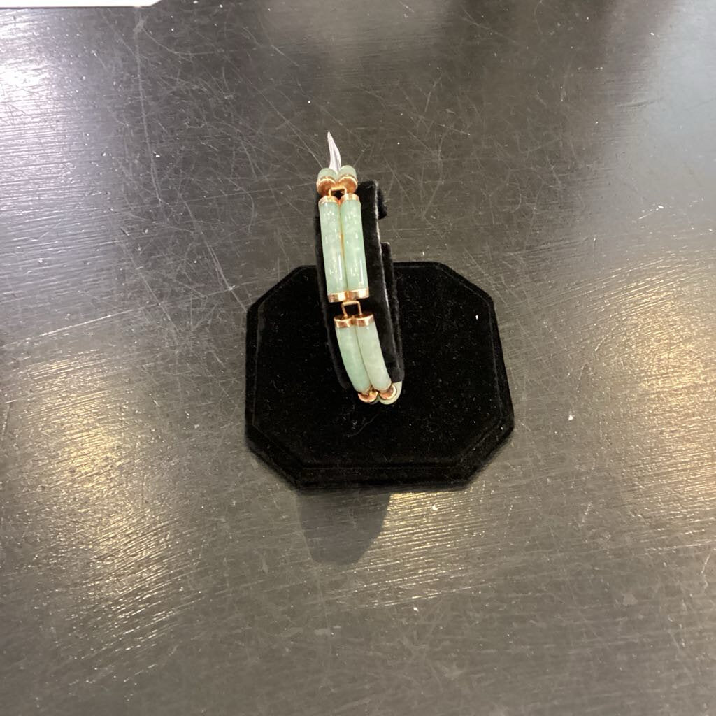 14K 14K Jade Links BRACELETS