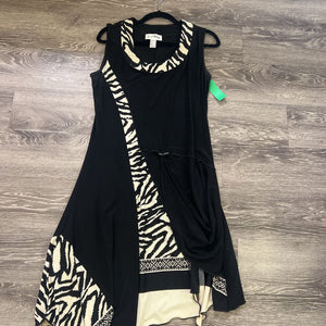 Joseph Ribkoff Animal Print Detail Sleeveless DRESSES 10