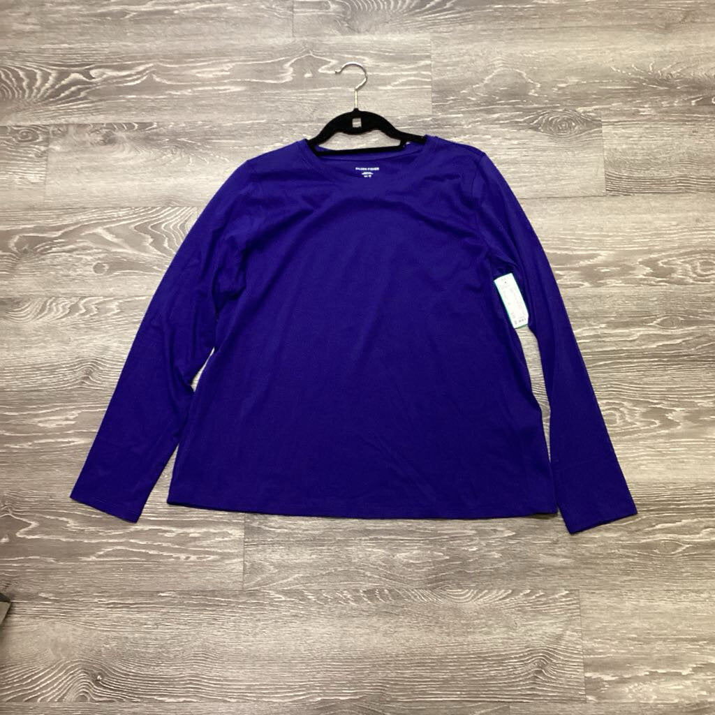 Eileen Fisher Crew Neck LS Tee TOPS M