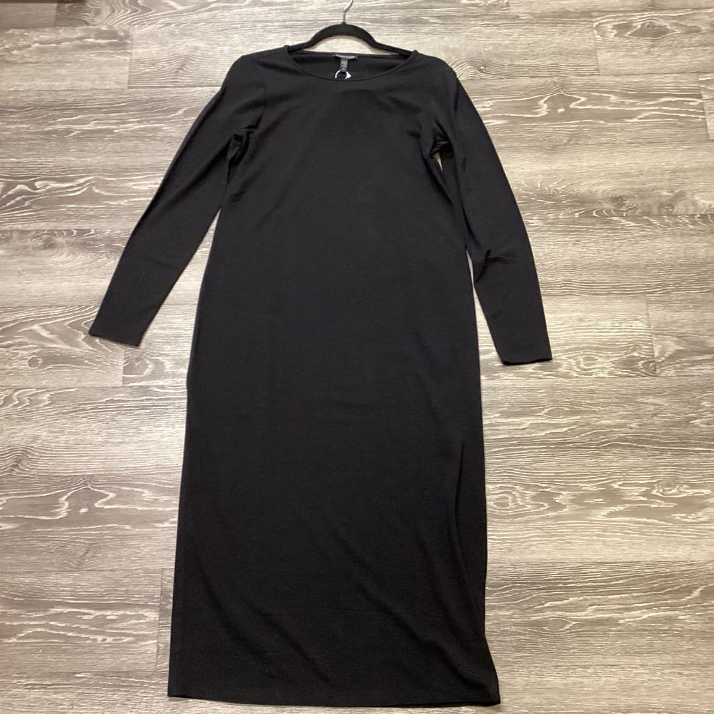 Eileen Fisher NWT Cotton Midi LS DRESSES S