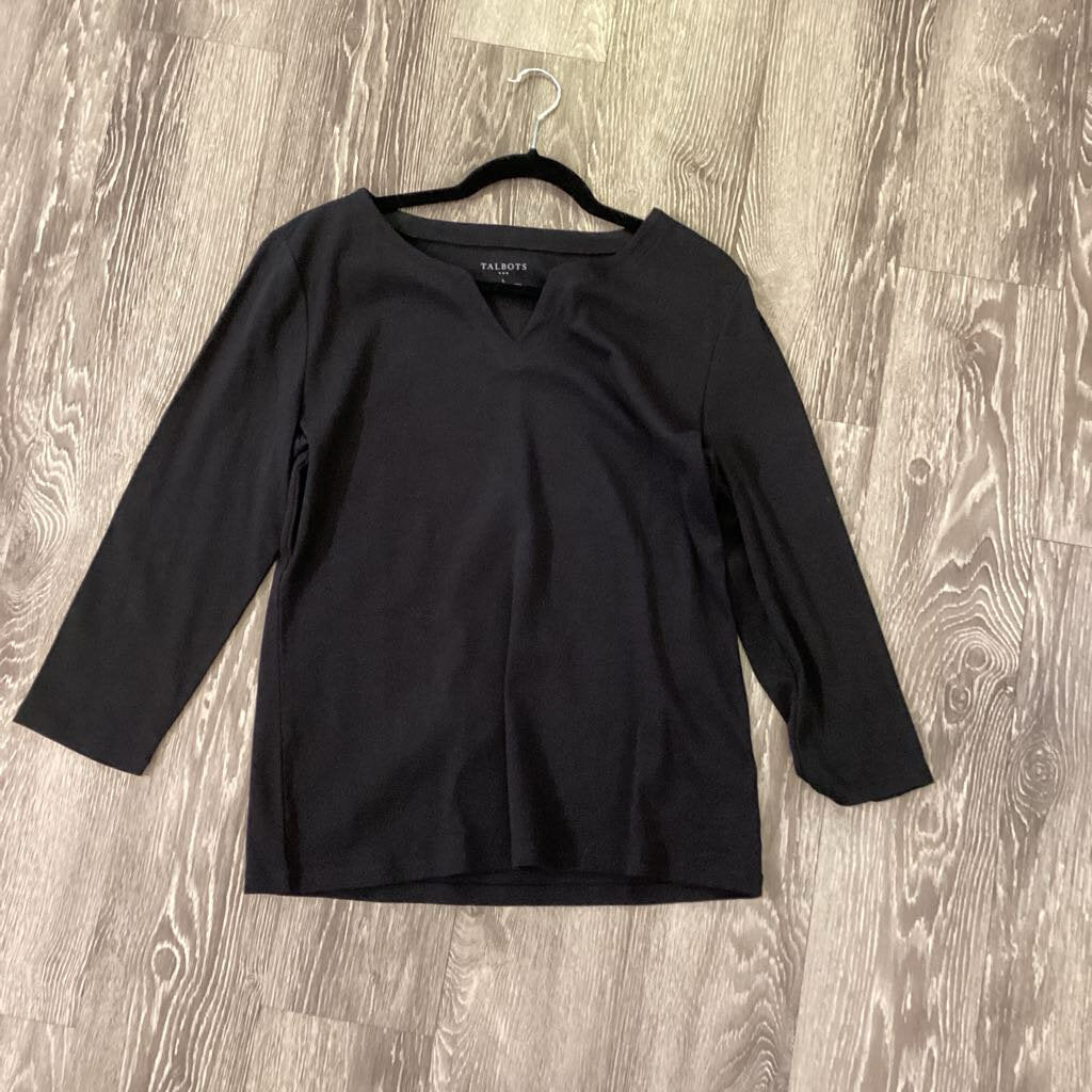 Talbots NWT Vneck LS TOPS L