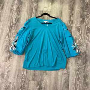 Chicos NWT Embroidered Balloon Sleeve TOPS 3