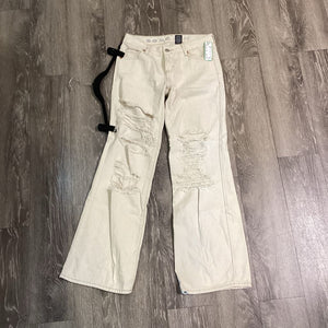 SONG Distressed Straight Leg JEANS 25