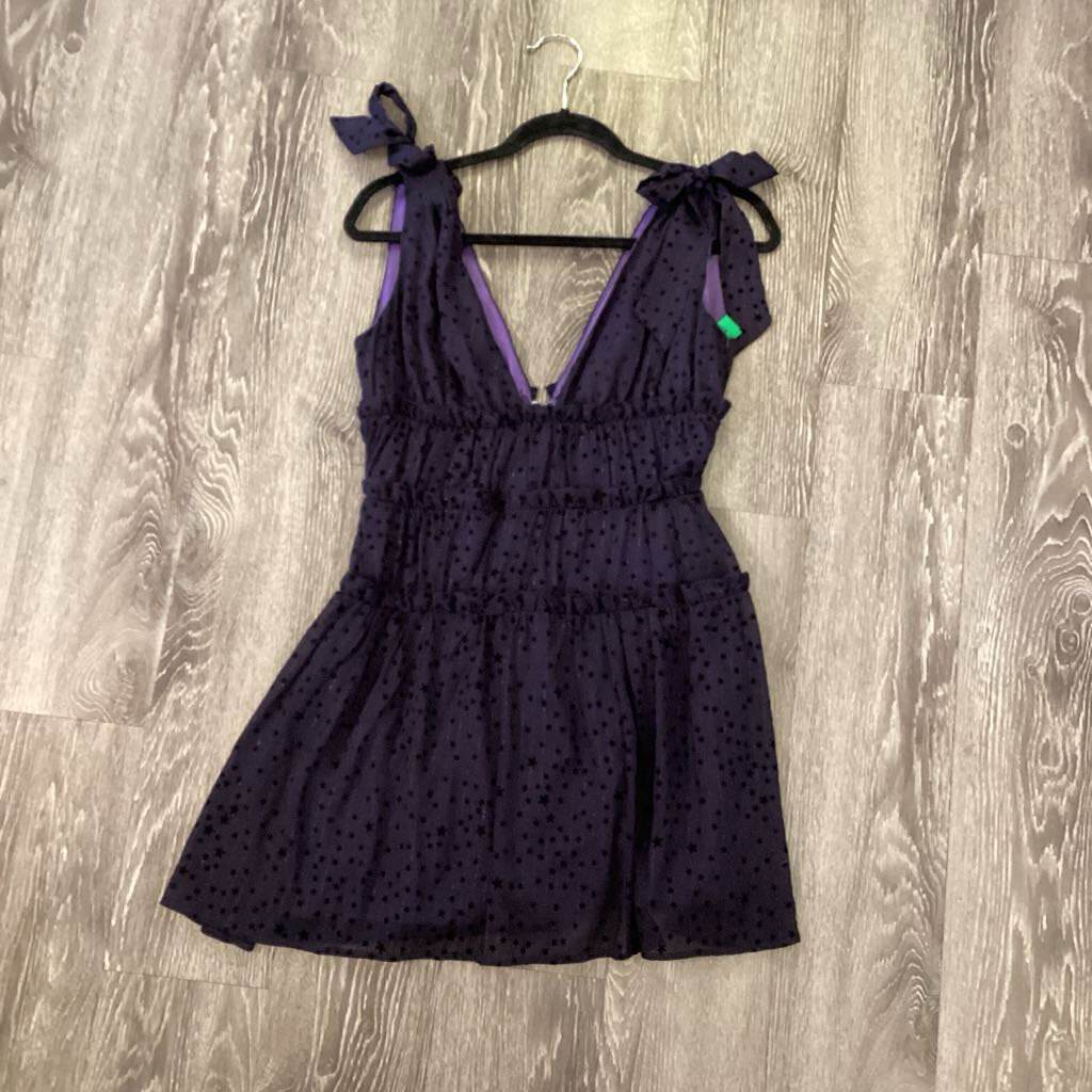 Majorelle Star Print Tue Shoulder DRESSES M