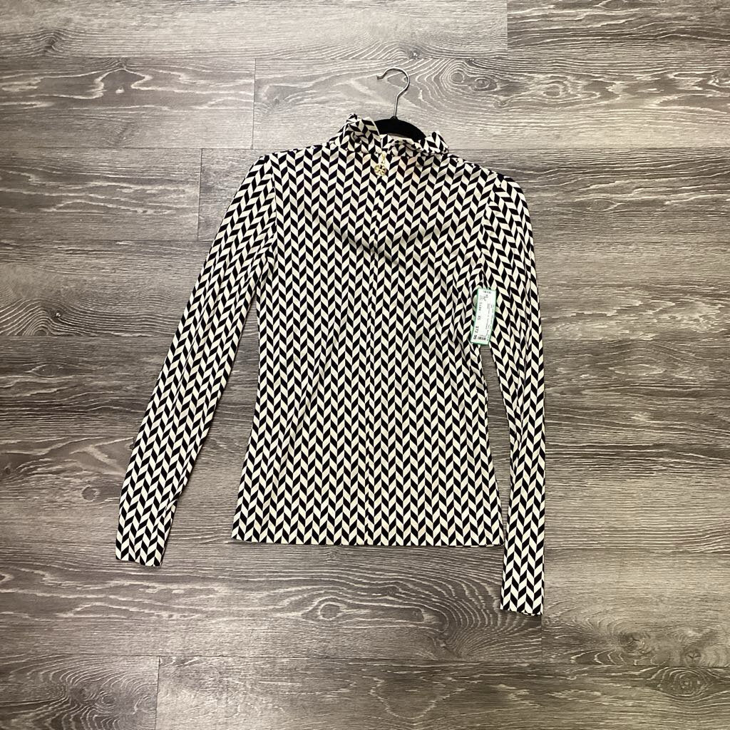 Tory Burch Patterned LS Turtleneck TOPS XS