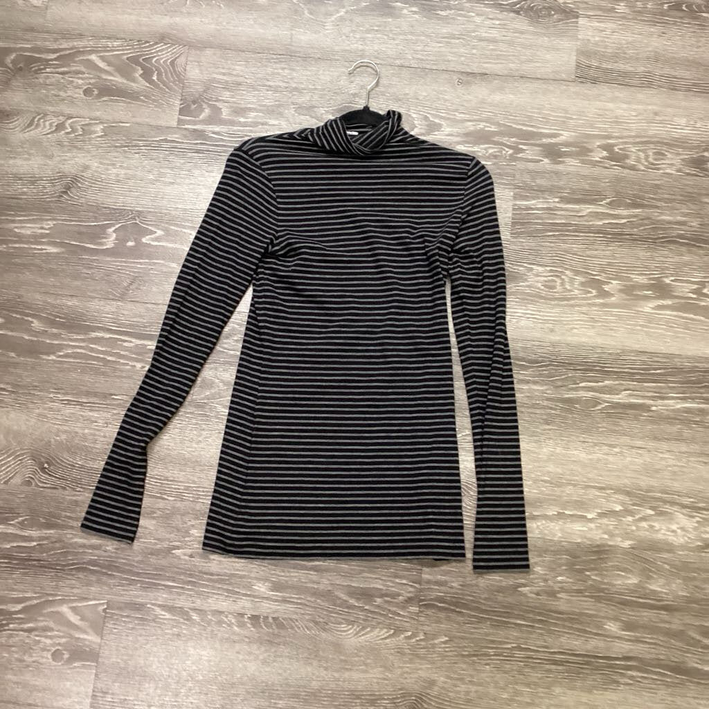 Vince Striped LS Turtleneck TOPS S