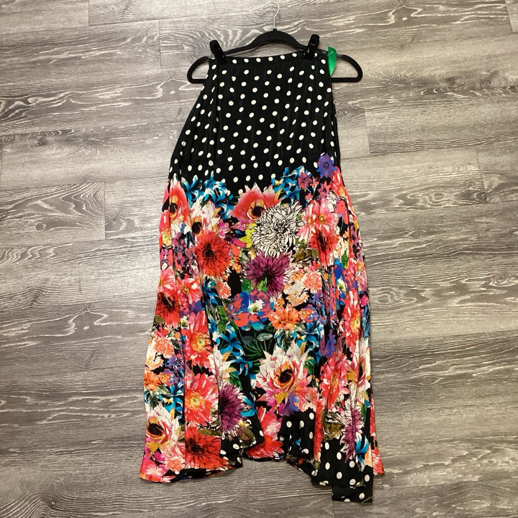 Tolani Polka Dot & Floral Maxi SKIRTS XS