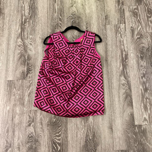 Tory Burch Geo Print Silk Sleeveless TOPS 12