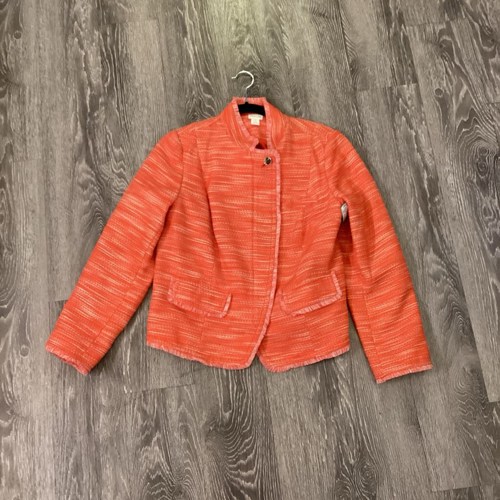 Chicos Tweed Fringe Blazer JACKETS 1