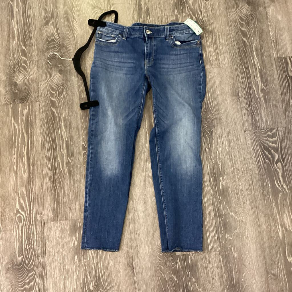 WHBM Faded Wash Skinny JEANS 10