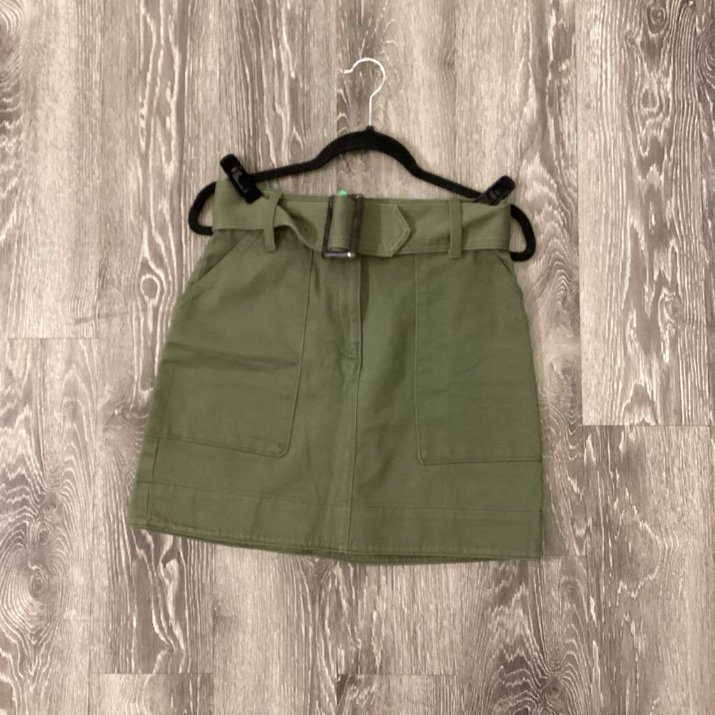 Banana Republic NWT Lg Front Pocket Pencil w Belt SKIRTS 2