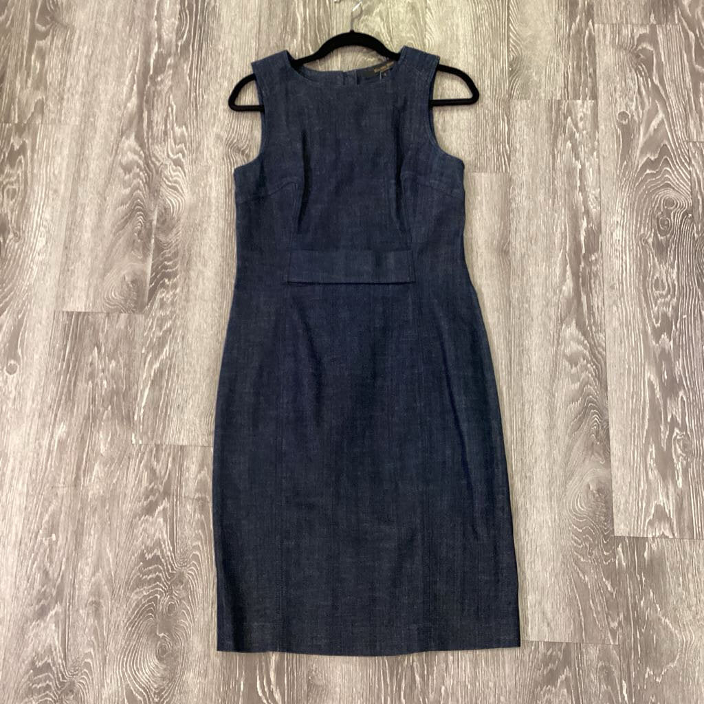 Rachel Roy Denim Sleeveless DRESSES 8