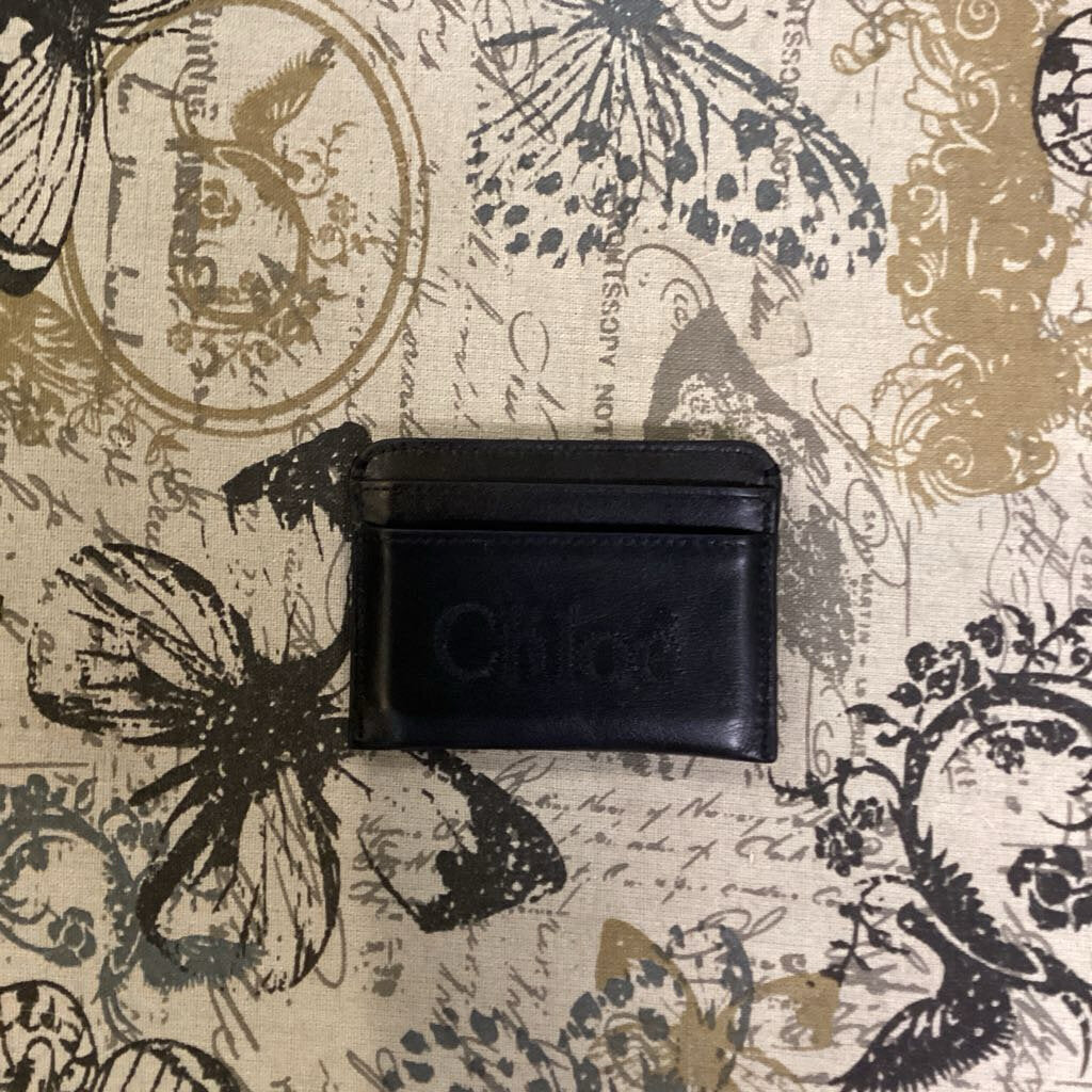 Chloe Card Case Leather ACCESSORIES S