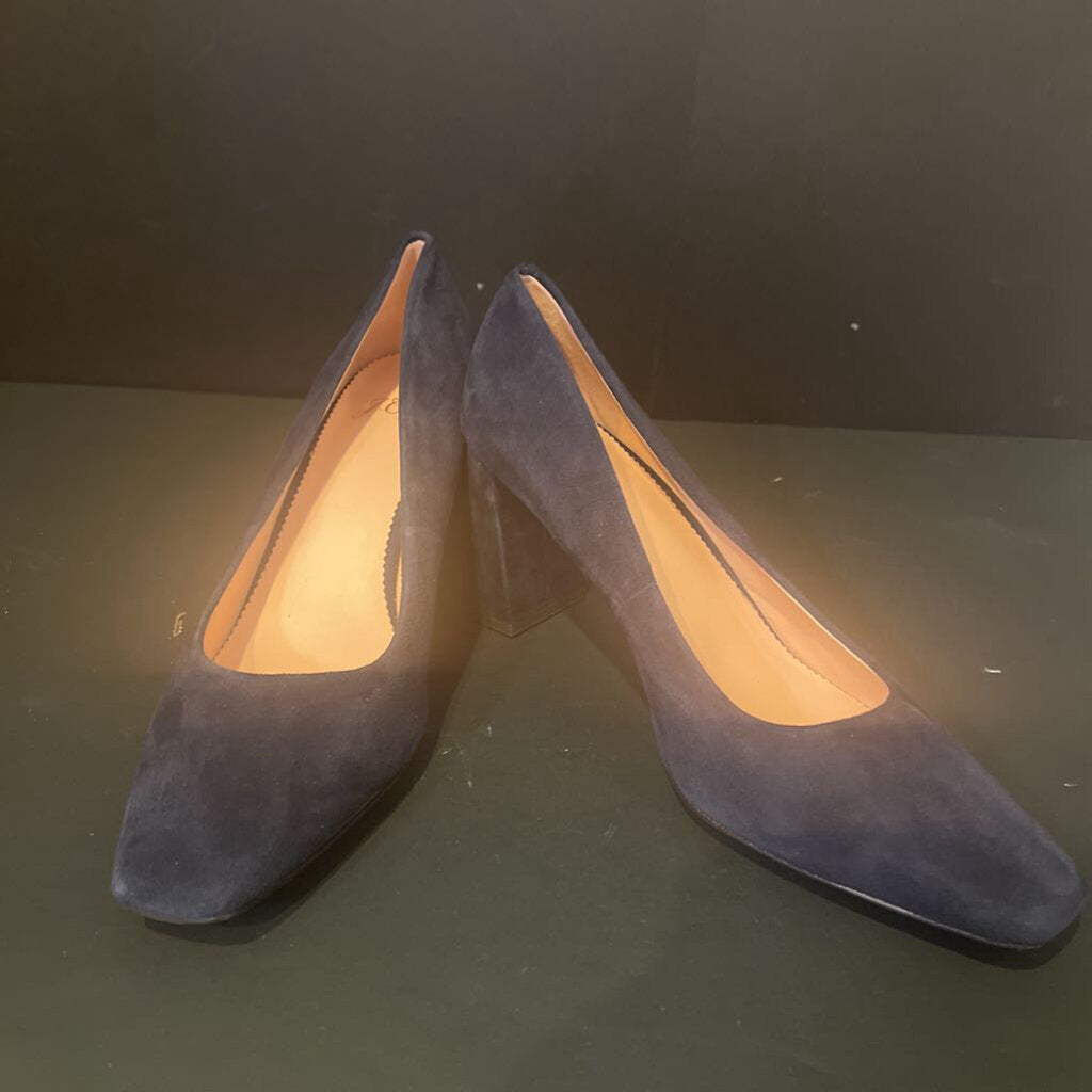 J Crew Suede Block Heels SHOES 8.5