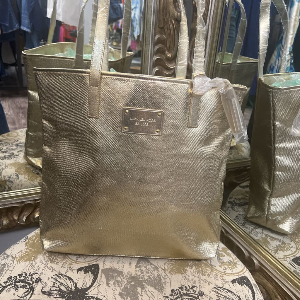 Michael Kors Metallic Tote Bag HANDBAGS L