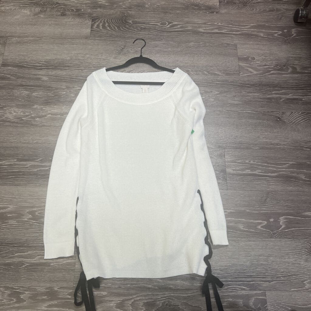 Chicos Side Lace Up Detail SWEATERS 1