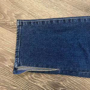 Talbots CZ Slit Bottom JEANS 8