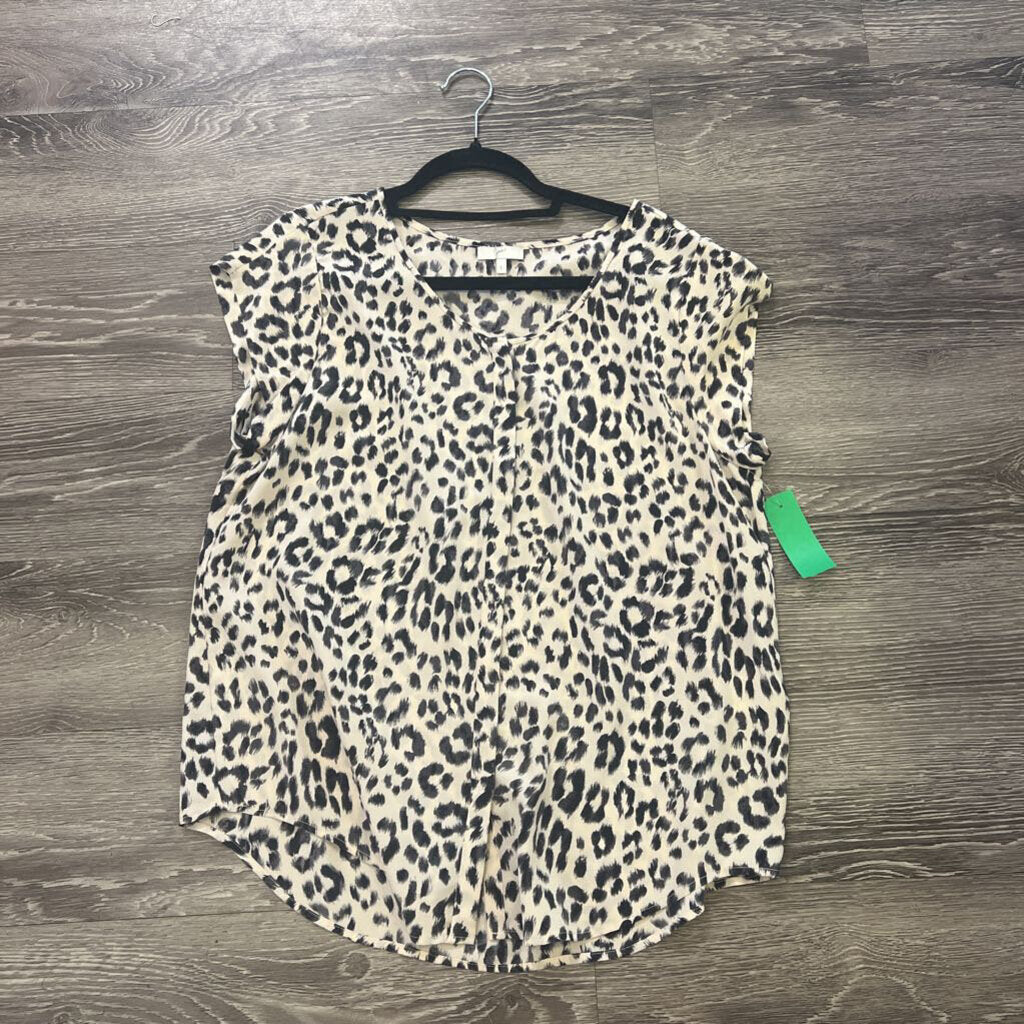 Joie Cheetah Print SS TOPS L