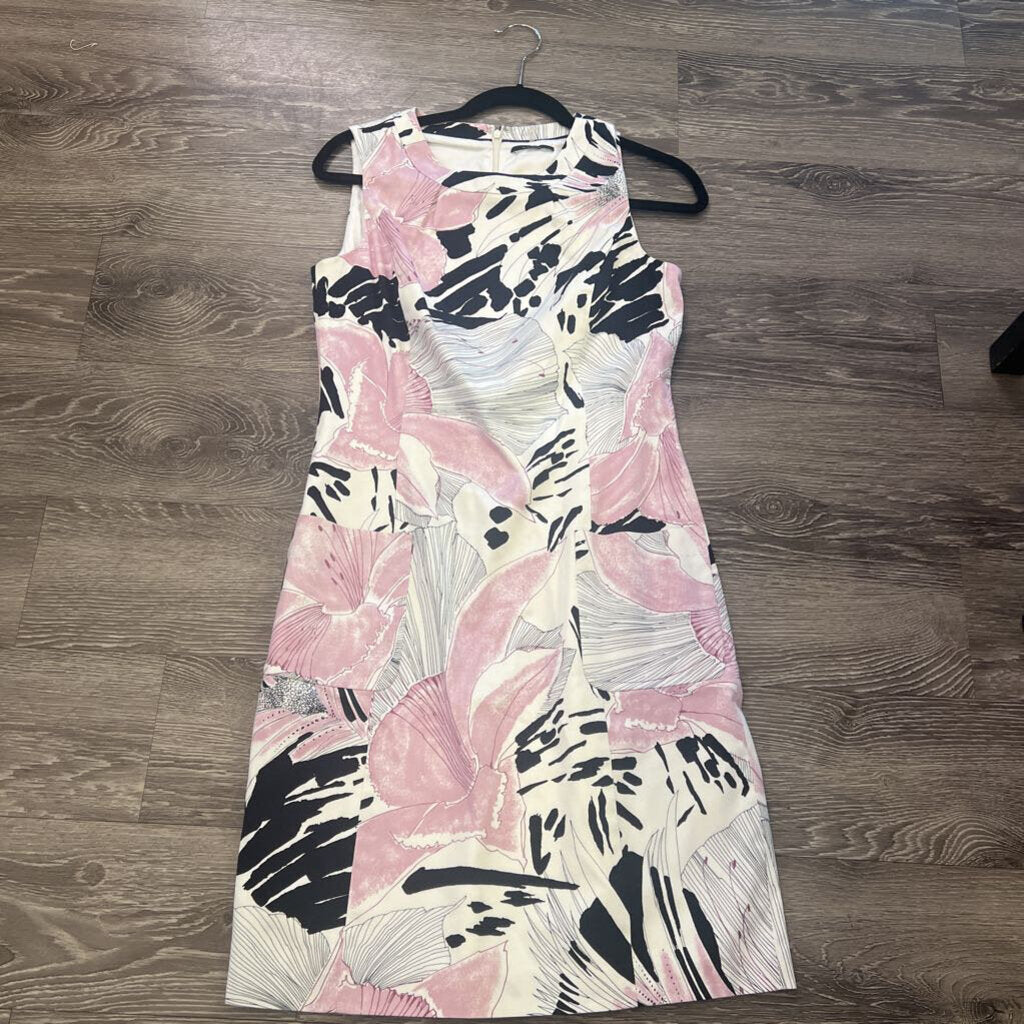 Ellie Tahari Floral Print Sleeveless Sheath DRESSES 6