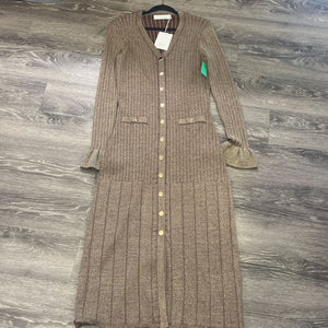 Rachel Parcell Maxi Button Up Cardi Dress SWEATERS L