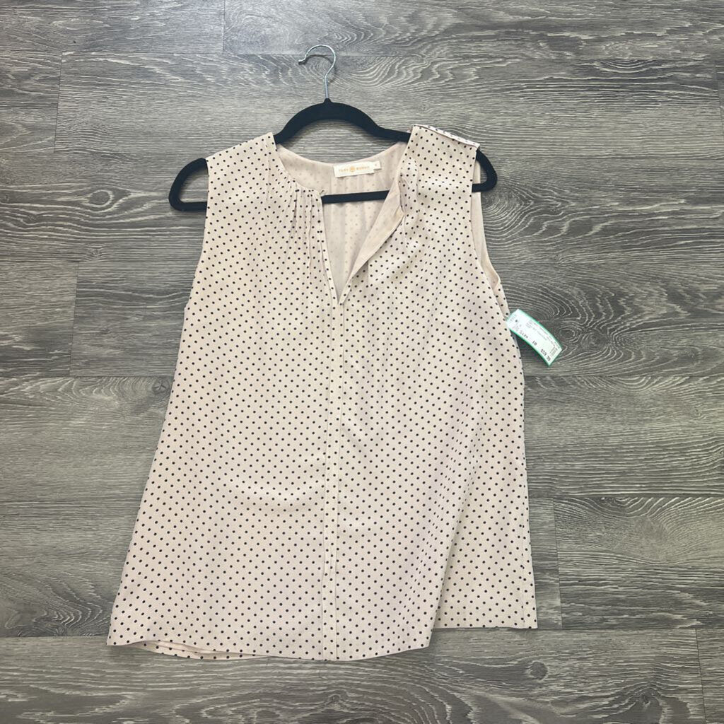 Tory Burch Polka Dot Sleeveless TOPS 10
