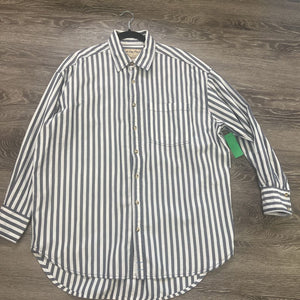 Free People Oversized Stripe 1 Pocket TOPS XS