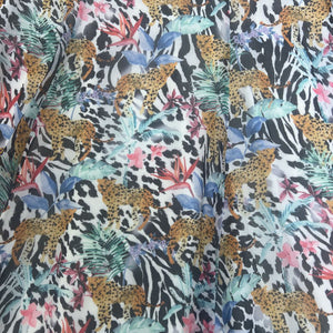 Fame and Partners Floral Cheetah Maxi DRESSES 2