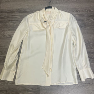 Tory Burch Silk Tie Neck TOPS 0