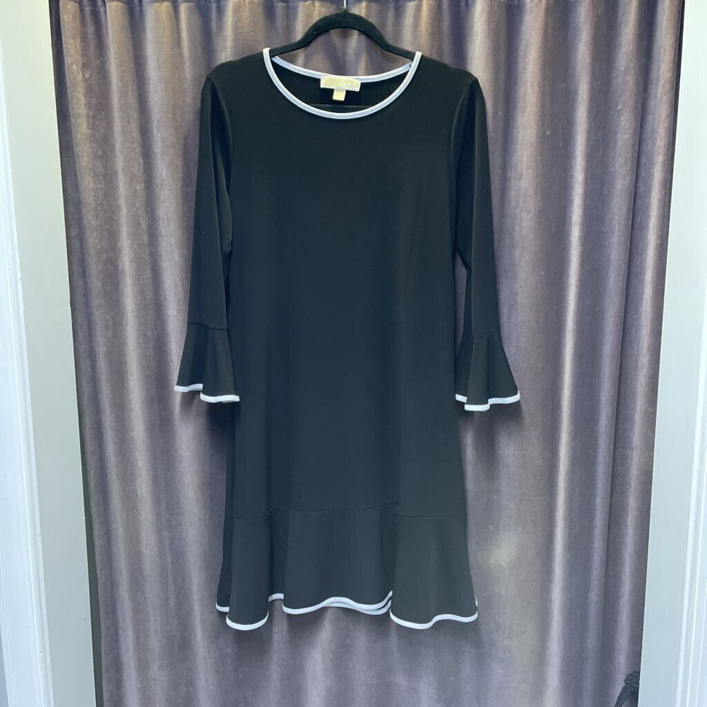 Michael Kors Trim Detail Bell Sleeve DRESSES M