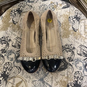 AGL Patent Toe Scrunch Flats SHOES 39