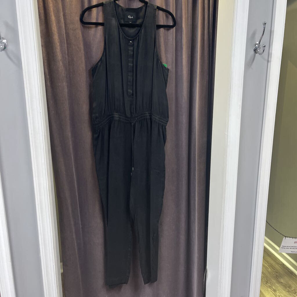 Rails Button Fr Tie Waist JUMPSUITS L