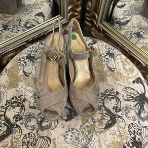Stuart Weitzman Platform Suede SHOES 9.5